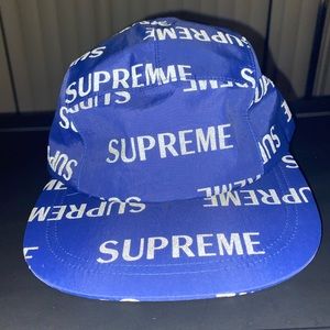 2015 Supreme Reflective Soft Bill Camp Cap Royal